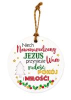 Opakowanie Zawieszka ceramiczna Boże Narodzenie