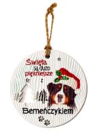 Opakowanie Zawieszka ceramiczna Boże Narodzenie Berneńczyk