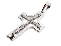 Opakowanie Zawieszka Krzyżyk 28x18mm