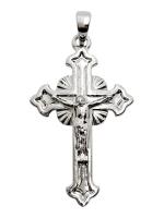 Opakowanie Zawieszka Krzyżyk Posrebrzany 30x18mm