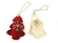 Zawieszka materiałaowa Choinka MIX. Wydawca: ADAR. SmakLiter.pl Opakowanie Zawieszka materiałaowa Choinka MIX