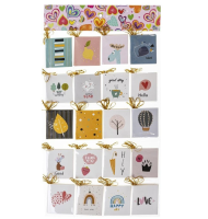 Zawieszka Napisy 20szt ROZETTE. Wydawca: ROZETTE. SmakLiter.pl Opakowanie Zawieszka Napisy 20szt ROZETTE