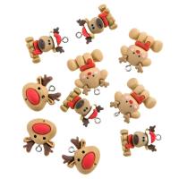 Zawieszki polimerowe 3D - Jolly reindeers 10szt. Wydawca: Dalprint. SmakLiter.pl Opakowanie Zawieszki polimerowe 3D - Jolly reindeers 10szt