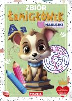 Zbiór łamigłówek z naklejkami. Autor: Opracowanie zbiorowe. SmakLiter.pl Okładka książki Zbiór łamigłówek z naklejkami