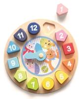 Zegar drewniany. Wydawca: Oops. SmakLiter.pl Opakowanie Zegar drewniany