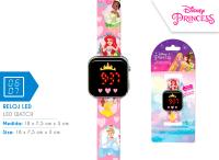 Zegarek LED z kalendarzem Disney Princess PN4463. Wydawca: Kids Euroswan. SmakLiter.pl Opakowanie Zegarek LED z kalendarzem Disney Princess PN4463