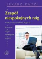 Zespół niespokojnych nóg   PZWL. Autor: Andrzej Bogucki. SmakLiter.pl Okładka książki Zespół niespokojnych nóg   PZWL