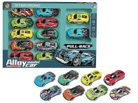 Opakowanie Zestaw 12 aut metalowych 8,6cm