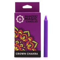 Opakowanie Zestaw 12 Magicznych Świec - Czakra Korony -