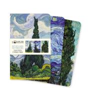 Opakowanie Zestaw 3 notatników MINI Cyprysy Vincent van Gogh