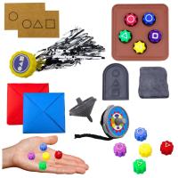 Zestaw 5 gier Squid Game. Wydawca: Leantoys. SmakLiter.pl Opakowanie Zestaw 5 gier Squid Game