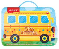 Zestaw artystyczny dla dzieci KEYROAD Autobus 54 elementy. Wydawca: Keyroad. SmakLiter.pl Opakowanie Zestaw artystyczny dla dzieci KEYROAD Autobus 54 elementy