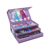 Zestaw artystyczny w kuferku Frozen. Wydawca: Diakakis. SmakLiter.pl Opakowanie Zestaw artystyczny w kuferku Frozen