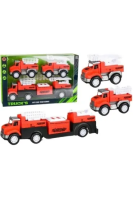 Zestaw aut strażackich. Wydawca: Merkpol. SmakLiter.pl Opakowanie Zestaw aut strażackich