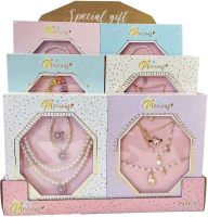 Opakowanie Zestaw biżuterii w opakowaniu prezentowym biały