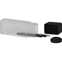 Zestaw części zamiennych do cyrkli. Wydawca: Faber Castell. SmakLiter.pl Opakowanie Zestaw części zamiennych do cyrkli