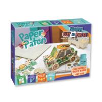 Opakowanie Zestaw decoupage Paper Patch - Skarbonka drewniana