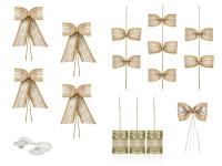 Zestaw dekoracji samochodowych Kokardki. Wydawca: PartyDeco. SmakLiter.pl Opakowanie Zestaw dekoracji samochodowych Kokardki