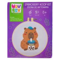 Zestaw do haftowania Kapibara Bubble tea WOW0270. Wydawca: TM Toys. SmakLiter.pl Opakowanie Zestaw do haftowania Kapibara Bubble tea WOW0270