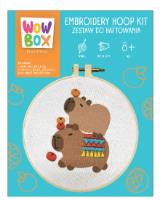 Zestaw do haftowania Radosne Kapibary WOW0272. Wydawca: TM Toys. SmakLiter.pl Opakowanie Zestaw do haftowania Radosne Kapibary WOW0272