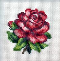 Opakowanie Zestaw do haftu krzyżykowego Czerwona Róża