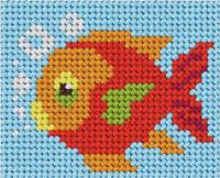 Opakowanie Zestaw do haftu Moje pierwsze wyszywanie Rybka