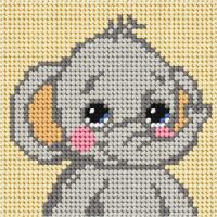 Opakowanie Zestaw do haftu Moje pierwsze wyszywanie Słonik