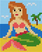 Opakowanie Zestaw do haftu Moje pierwsze wyszywanie Syrena