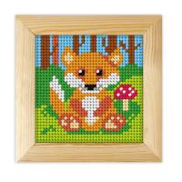 Opakowanie Zestaw do haftu z ramką Moje pierwsze wyszywanie Lisek