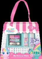 Zestaw do makijażu Sweet Dreams z naklejkami 4 el. KL11659. Wydawca: Kids Euroswan. SmakLiter.pl Opakowanie Zestaw do makijażu Sweet Dreams z naklejkami 4 el. KL11659
