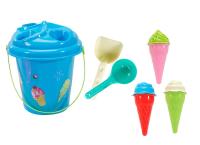 Zestaw do piasku niebieski. Wydawca: Artyk. SmakLiter.pl Opakowanie Zestaw do piasku niebieski