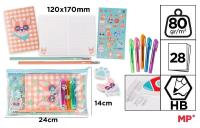 Zestaw do pisania - piesek. Wydawca: Cervantes. SmakLiter.pl Opakowanie Zestaw do pisania - piesek