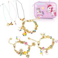 Opakowanie Zestaw do robienia biżuterii Jednorożec 66el