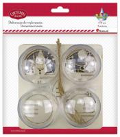 Zestaw do złożenia bombka akrylowa 70mm. Wydawca: Titanum. SmakLiter.pl Opakowanie Zestaw do złożenia bombka akrylowa 70mm