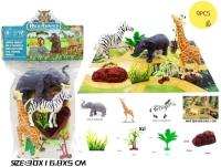 Opakowanie Zestaw dzikich zwierząt z matą