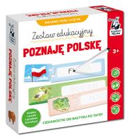 Zestaw edukacyjny. Poznaję Polskę. Książka + puzzle do pisania. Kapitan Nauka. Autor: Patrycja Grześkowiak. SmakLiter.pl Okładka książki Zestaw edukacyjny. Poznaję Polskę. Książka + puzzle do pisania. Kapitan Nauka