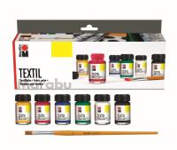 Opakowanie Zestaw farb do tkanin Textil starter 6x15ml