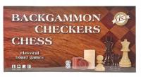 Opakowanie Zestaw gier 3w1 szachy, warcaby, backgammon