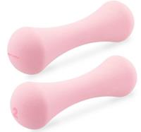 Zestaw hantli 2x2kg Bone różowe. Wydawca: Spokey. SmakLiter.pl Opakowanie Zestaw hantli 2x2kg Bone różowe