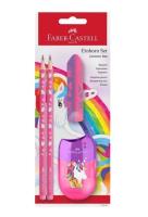 Opakowanie Zestaw Jednorożec 2 ołówki Jumbo+temper+gumka