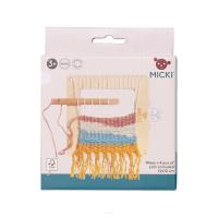 Zestaw kreatywny krosno kwadrat ramka do tkania. Wydawca: MICKI. SmakLiter.pl Opakowanie Zestaw kreatywny krosno kwadrat ramka do tkania