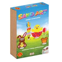 Opakowanie Zestaw kreatywny Piaskowe Malowanki Ozdoby Wielkanocne Zajączek