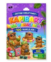 Opakowanie Zestaw kreatywny z naklejkami - Kapibary