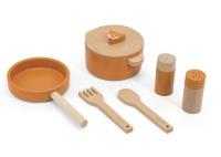 Zestaw kuchenny drewniany Lis. Wydawca: Trixie Baby. SmakLiter.pl Opakowanie Zestaw kuchenny drewniany Lis