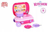 Opakowanie Zestaw kuchenny z naczyniami różowy