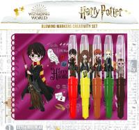 Zestaw markery Harry Potter 5szt + notes +szablon. Wydawca: Jiri Models. SmakLiter.pl Opakowanie Zestaw markery Harry Potter 5szt + notes +szablon