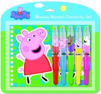 Zestaw markery Peppa 5szt + notes +szablon. Wydawca: Jiri Models. SmakLiter.pl Opakowanie Zestaw markery Peppa 5szt + notes +szablon