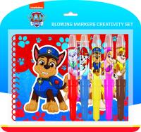 Zestaw markery Psi Patrol 5szt + notes +szablon. Wydawca: Jiri Models. SmakLiter.pl Opakowanie Zestaw markery Psi Patrol 5szt + notes +szablon