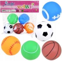 Zestaw miękkich piłek 5szt. Wydawca: Merkpol. SmakLiter.pl Opakowanie Zestaw miękkich piłek 5szt