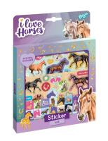 Zestaw naklejek I love horses. Wydawca: ANTELLA. SmakLiter.pl Opakowanie Zestaw naklejek I love horses